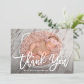 Remerciements | Faire-part de naissance photo de s (Debout devant)