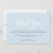 Remerciements | Faire-part de naissance photo de s (Dos)