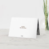 REMERCIEMENTS FAITES FACE À ELLE CARTE DE RELATION ÉCHOUÉE (Dos)