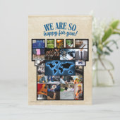 Remerciements Félicitations à JW sur la carte d'acceptation de B (Debout devant)