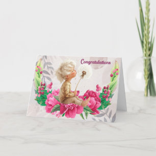 Remerciements Félicitations pour l'adoption de la carte bébé gar