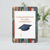 Remerciements Félicitations pour votre carte de Graduation. (Debout devant)