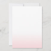 Remerciements Flamant rose tropical de Luau de carte de (Dos)