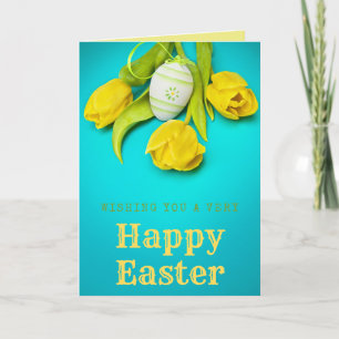 Remerciements Fleurs de printemps Bonne carte de Pâques