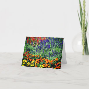 Remerciements Flower Garden Beauty Carte de note personnalisable
