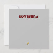 Remerciements Funny BANNIVERSAIRE ou carte de retraite BANANA RE (Dos)