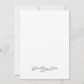 Remerciements Heureux tout carte de vacances (Dos)