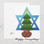 Remerciements Heureux tout carte de vacances (Devant / Derrière)