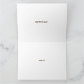 Remerciements 'Hiver' - Carte de voeux (Intérieur)