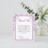 Remerciements hortensia PLAT de pourpre du carte de (Debout devant)