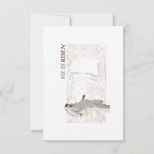 Remerciements Il Est Risqué Carte De Pâques (Devant)