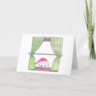 Remerciements Il sait... Carte de Noël vide