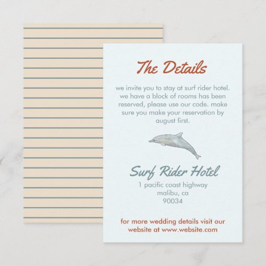 Remerciements Illustration aquarelle de carte de détails (Devant / Derrière)