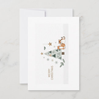 Remerciements Image de carte de Noël minimaliste scandinave ❄️🎄