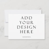 Remerciements Impression de carte horizontale 3,5x5" Téléchargez (Dos)