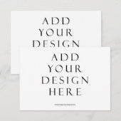 Remerciements Impression de carte horizontale 3,5x5" Téléchargez (Devant / Derrière)