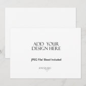 Remerciements Impression de carte paysagère de 5 x 7 po (Devant / Derrière)