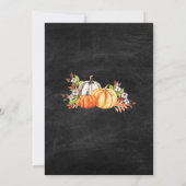 Remerciements Invitation au dîner de Thanksgiving (Dos)