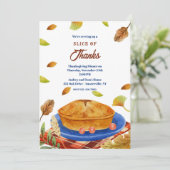 Remerciements Invitations de Thanksgiving (Debout devant)