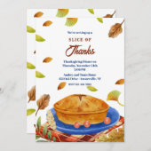 Remerciements Invitations de Thanksgiving (Devant / Derrière)