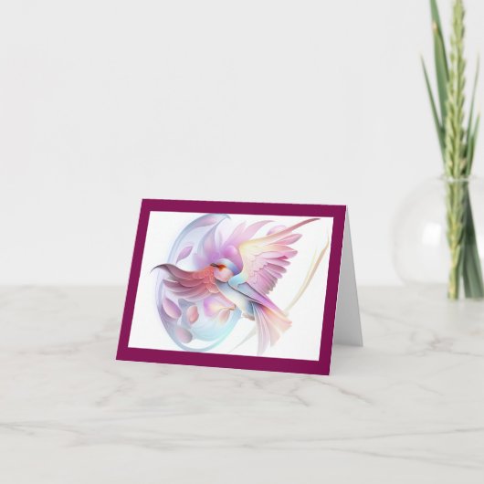 Remerciements Je volerai vers Away(4) Carte de note pliée (Devant)