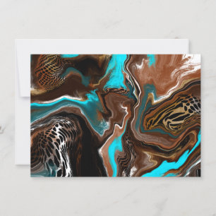 Remerciements   Jolie carte d'art Abstraite