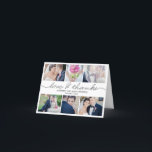 Remerciements Jolie carte de remerciement de mariage écrite - Bl<br><div class="desc">Envoyez votre première correspondance en tant que jeune couple marié avec cette carte chic et moderne que vos amis et votre famille adoreront sûrement ! Également disponible dans d'autres couleurs.  Design © berryberrysweet.com</div>