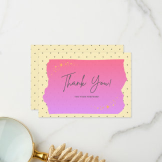 Remerciements Jolie carte de remerciement pour votre achat