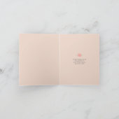 Remerciements Jolie machine à écrire et carte pour notes de fleu (Intérieur)