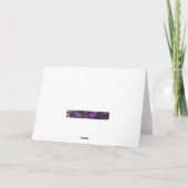 Remerciements Journée des forces armées avec carte de drapeau (Dos)