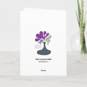 Remerciements Joy - Carte de voeux Floral (Dos)