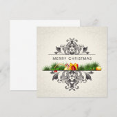 Remerciements Joyeuse carte de Noël (Devant / Derrière)