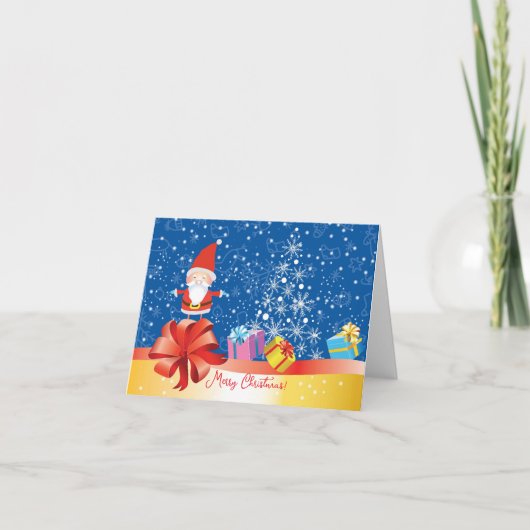 Remerciements Joyeuse carte de Noël (Devant)