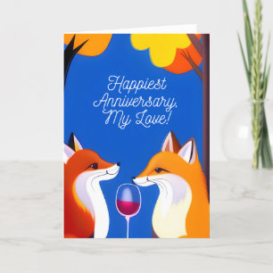 Remerciements Joyeux Anniversaire, Mon Amour ! Carte de vœux