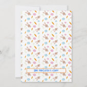 Remerciements Joyeux Pâques moderne Script photo Carte de vacanc (Dos)