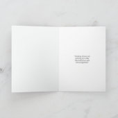 Remerciements Juste Parce Que Encouragement Carte De Voeux (Intérieur)