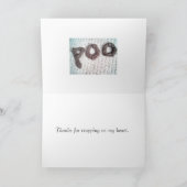 Remerciements La carte de rupture III (Intérieur)