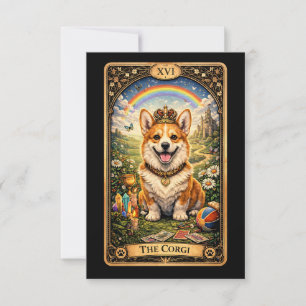 Remerciements La carte de tarot Corgi