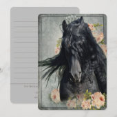 Remerciements La carte de vœux - Frison (Devant / Derrière)