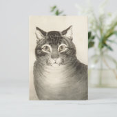 Remerciements La carte de voeux préférée pour les chats (Debout devant)