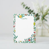 Remerciements La grenade de William Morris avec une carte blanch (Debout devant)