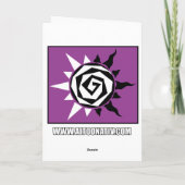 Remerciements La meilleure carte de voeux de bourgeon (Dos)