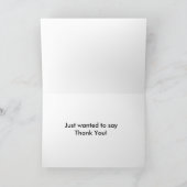 Remerciements La meilleure carte de voeux de professeur (Intérieur)