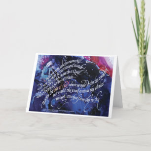 Remerciements "L'Amour de Dieu" 5x7 Carte pliée