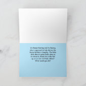 Remerciements Lapin de Pâques et carte de poussette (Intérieur)