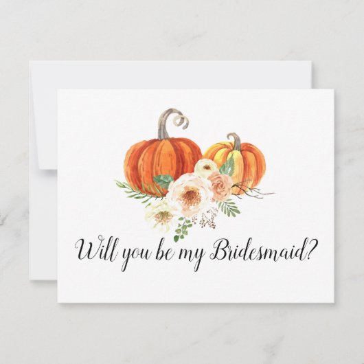 Remerciements Les Citrouilles Rustiques Seront-Ils Ma Carte De S (Devant)