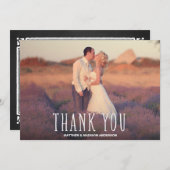 Remerciements les plus mignons | Carte de remercie (Devant / Derrière)