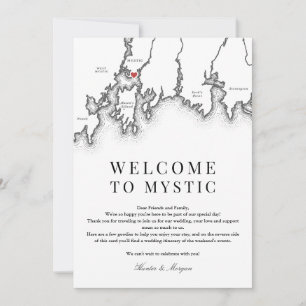 Remerciements Lettre de bienvenue du Mariage de la carte CT myst