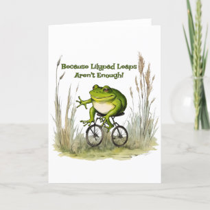 Remerciements Lily Pad Leaps Carte de grenouille