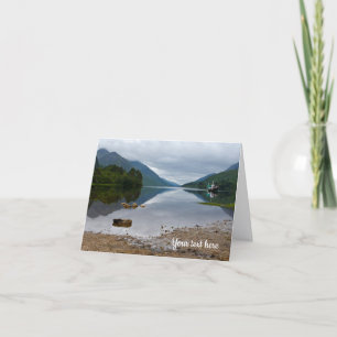 Remerciements Loch Shiel, Glenfinnan Carte de voeux